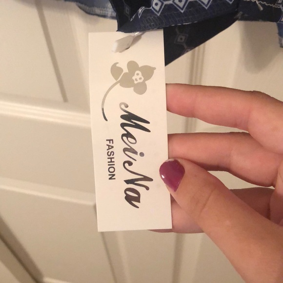 Blue Striped Cami - Picture 3 of 4